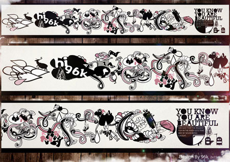 Liu Zheng (96k) graphic design, creative boutique design agency featured on creative tempest.